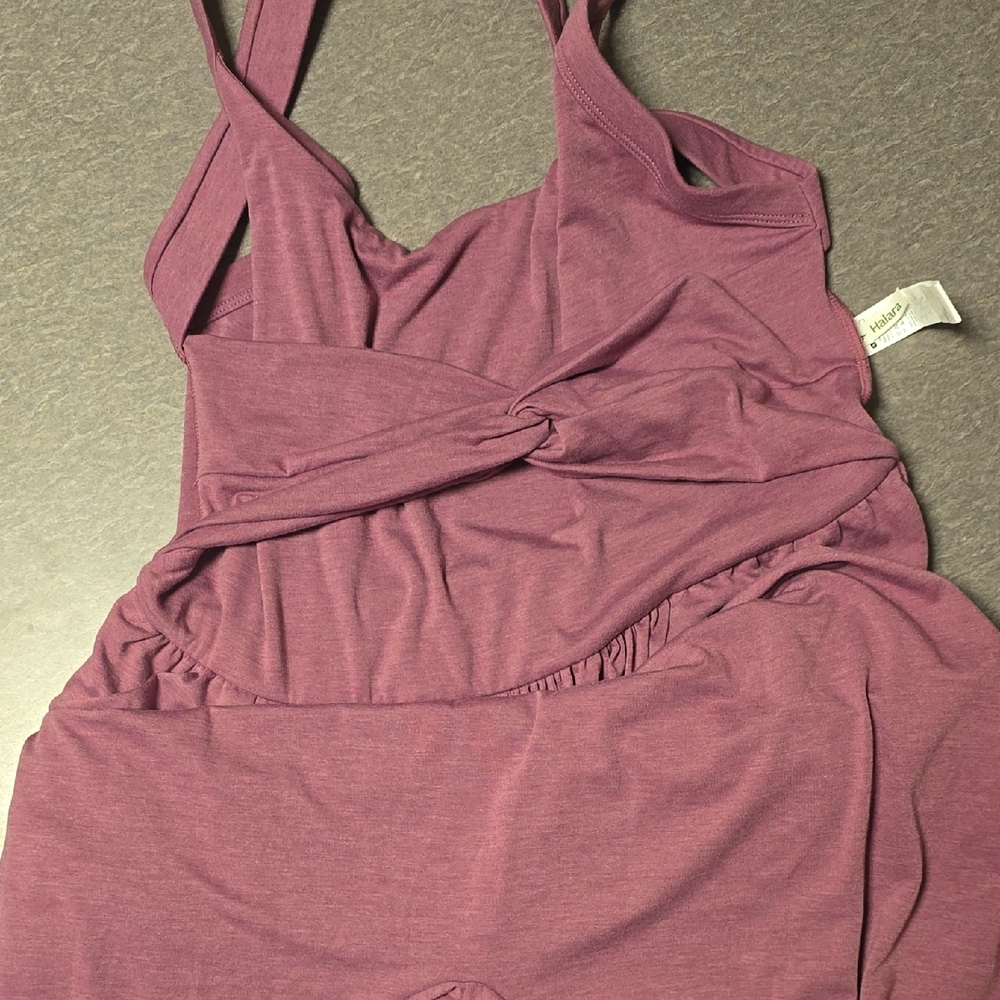 HALARA Purple Sleeveless Jumpsuit